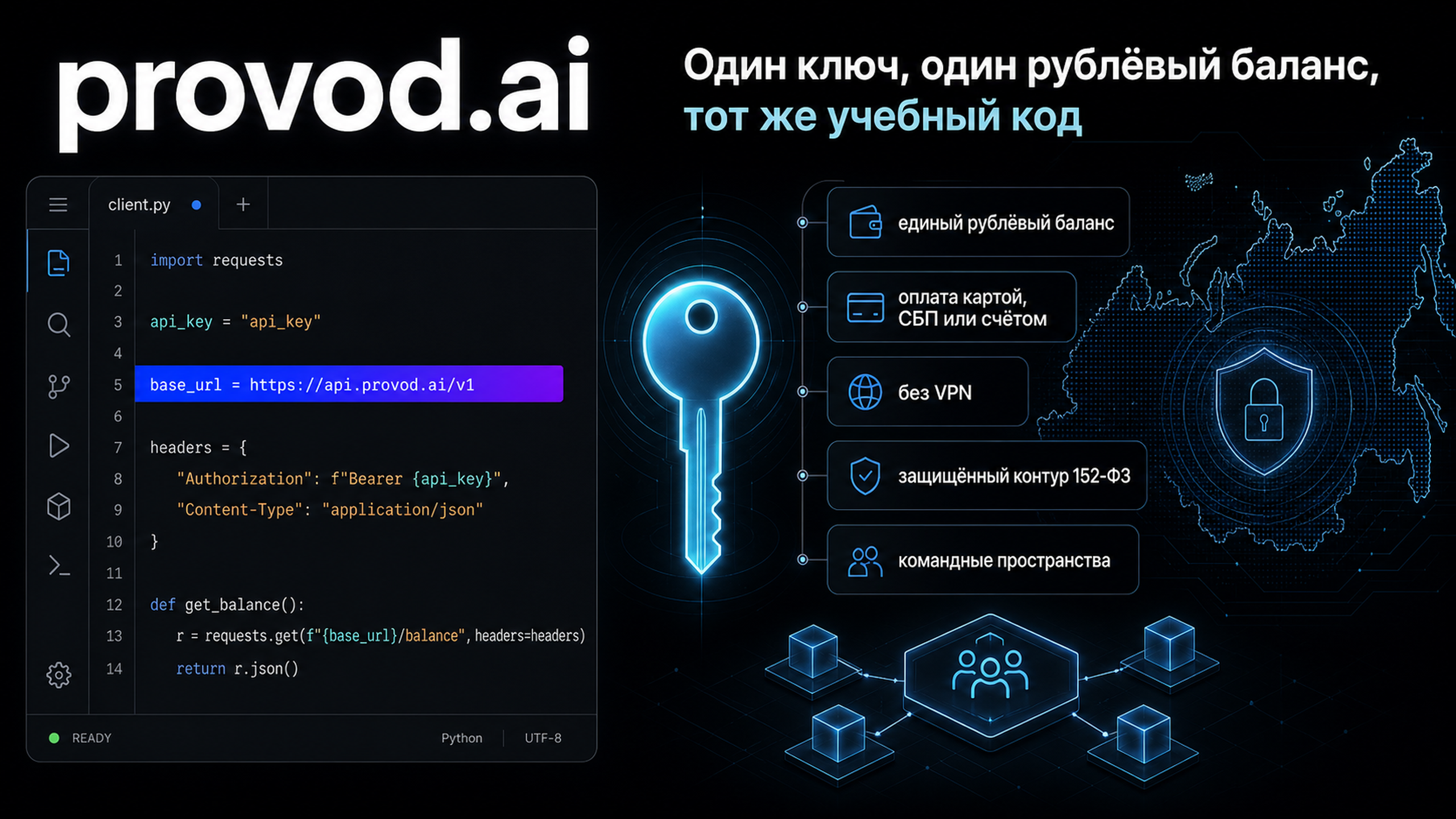provod.ai: один совместимый API-маршрут для учебного упражнения